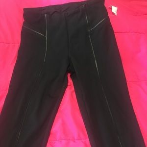 Fashion nova mid rise black pants